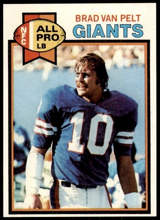 Brad Van Pelt 1979 Topps football card