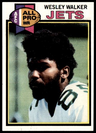 Wesley Walker 1979 Topps football card