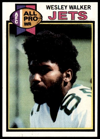 Wesley Walker 1979 Topps football card Wesley Walker 1979 Topps football card