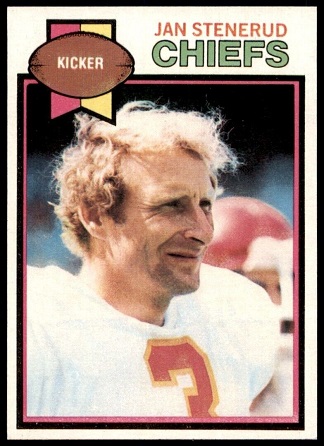 Jan Stenerud 1979 Topps football card