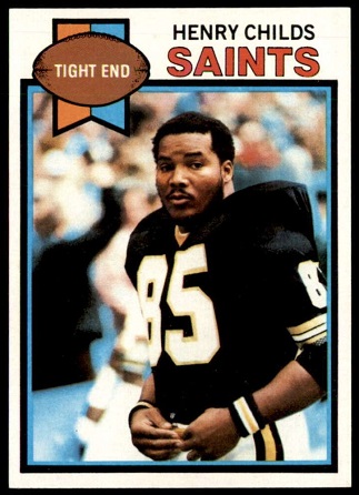 Henry Childs 1979 Topps football card