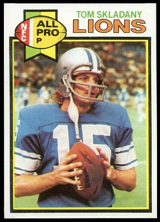 Tom Skladany 1979 Topps football card Tom Skladany 1979 Topps football card