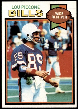 Lou Piccone 1979 Topps football card