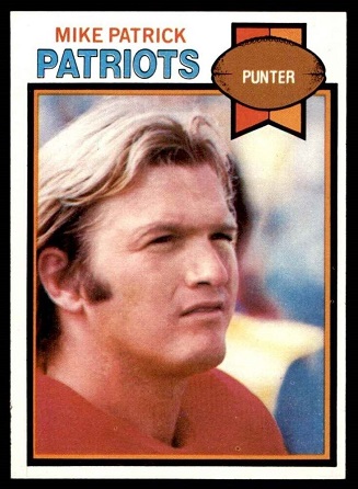 Mike Patrick 1979 Topps football card