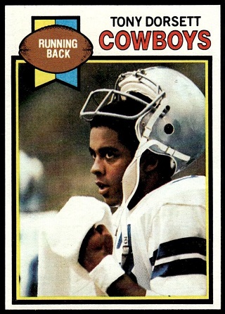 Tony Dorsett 1979 Topps football card