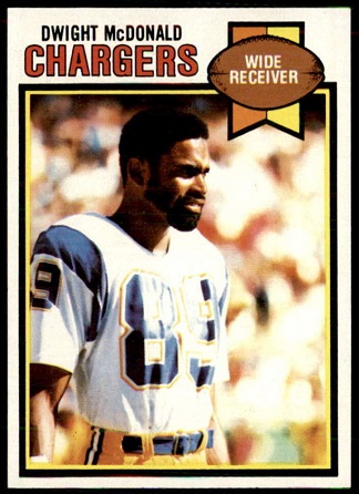 Dwight McDonald 1979 Topps football card