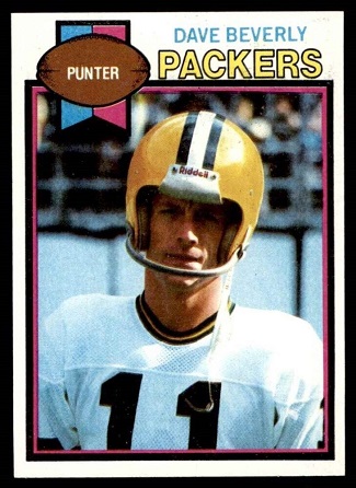 David Beverly 1979 Topps football card