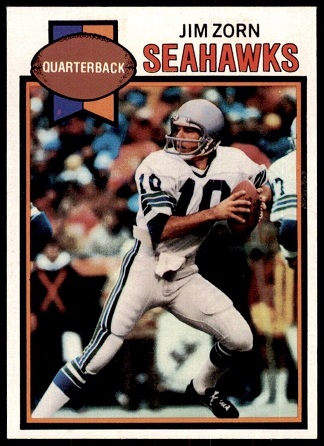 Jim Zorn 1979 Topps football card