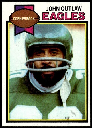 John Outlaw 1979 Topps football card