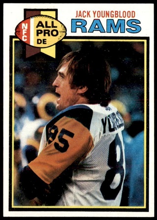 Jack Youngblood 1979 Topps football card