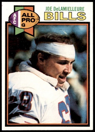 Joe DeLamielleure 1979 Topps football card Joe DeLamielleure 1979 Topps football card