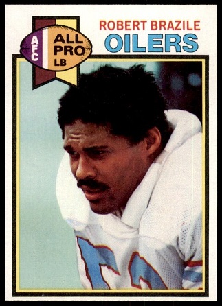 Robert Brazile 1979 Topps football card