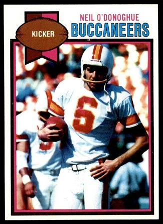 Neil O'Donoghue 1979 Topps football card