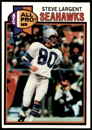 Steve Largent 1979 Topps football card