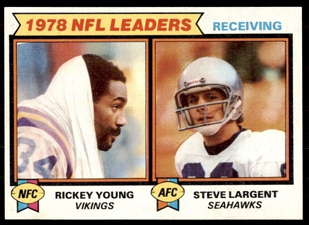 1978 NFL Leaders: Receiving 1979 Topps football card