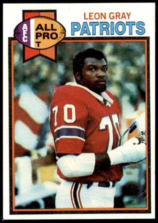 Leon Gray 1979 Topps football card