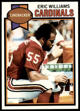 Eric Williams 1979 Topps football card