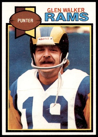 Glen Walker 1979 Topps football card