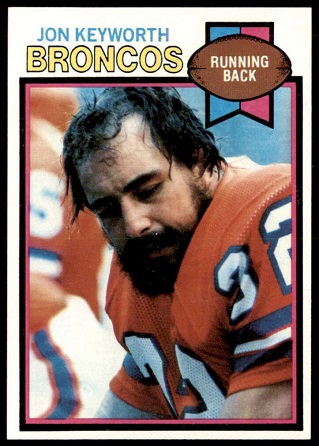 Jon Keyworth 1979 Topps football card