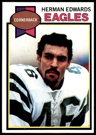 Herman Edwards 1979 Topps football card