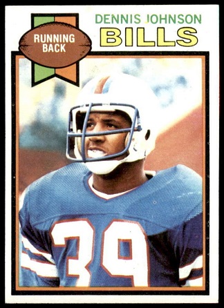 Dennis Johnson 1979 Topps football card