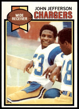 John Jefferson 1979 Topps football card John Jefferson 1979 Topps football card