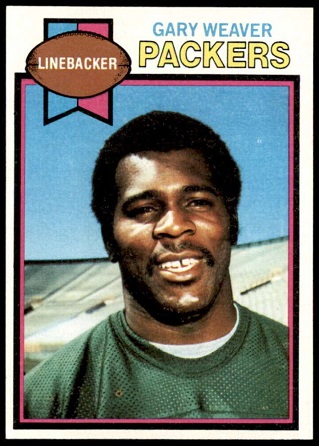Gary Weaver 1979 Topps football card