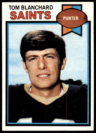 Tom Blanchard 1979 Topps football card
