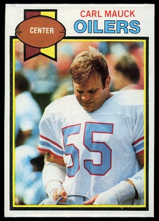 Carl Mauck 1979 Topps football card
