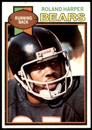 Roland Harper 1979 Topps football card