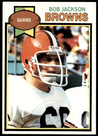 Bob Jackson 1979 Topps football card