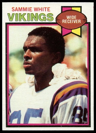 Sammy White 1979 Topps football card