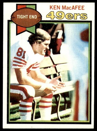 Ken MacAfee II 1979 Topps football card