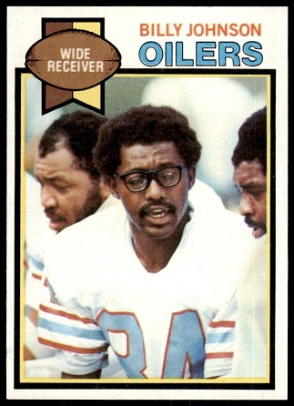 Billy Johnson 1979 Topps football card