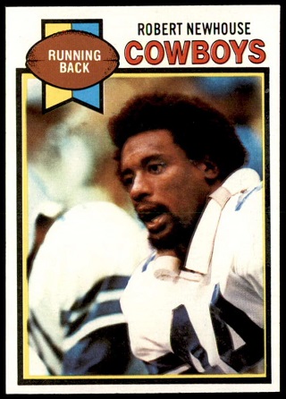 Robert Newhouse 1979 Topps football card