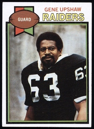 Gene Upshaw 1979 Topps football card