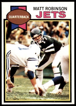 Matt Robinson 1979 Topps football card