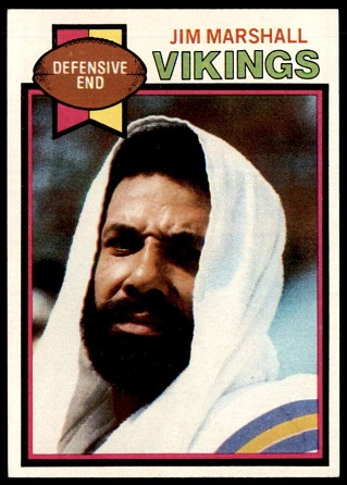 Jim Marshall 1979 Topps football card Jim Marshall 1979 Topps football card
