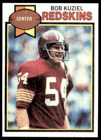 Bob Kuziel 1979 Topps football card