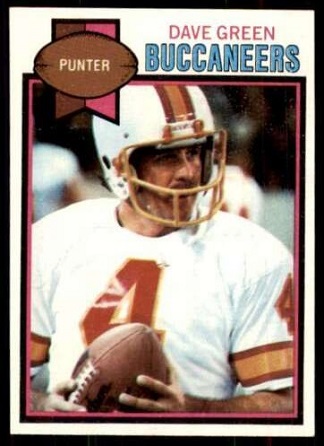 Dave Green 1979 Topps football card