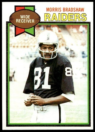 Morris Bradshaw 1979 Topps football card Morris Bradshaw 1979 Topps football card