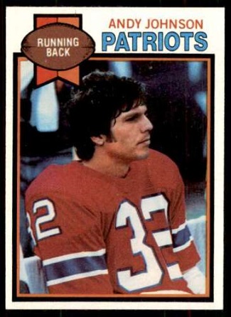 Andy Johnson 1979 Topps football card