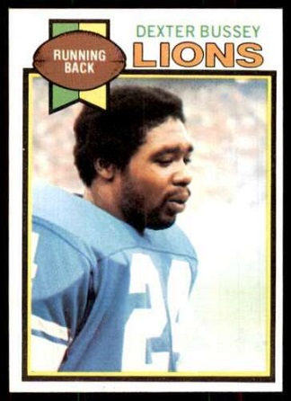 Dexter Bussey 1979 Topps football card