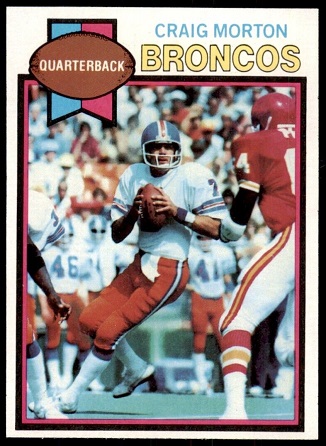 Craig Morton 1979 Topps football card