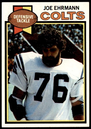 Joe Ehrmann 1979 Topps football card