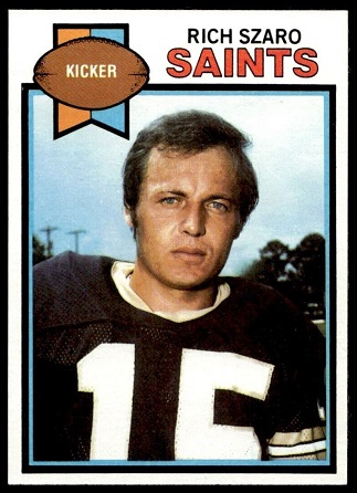 Rich Szaro 1979 Topps football card