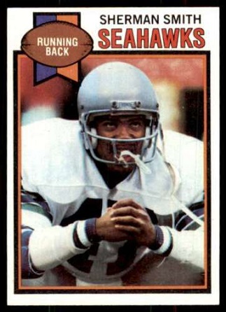 Sherman Smith 1979 Topps football card