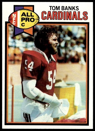 Tom Banks 1979 Topps football card