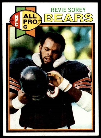 Revie Sorey 1979 Topps football card