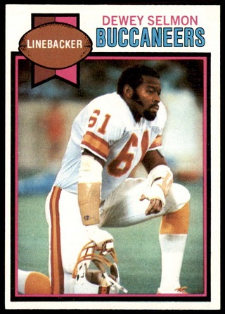 Dewey Selmon 1979 Topps football card